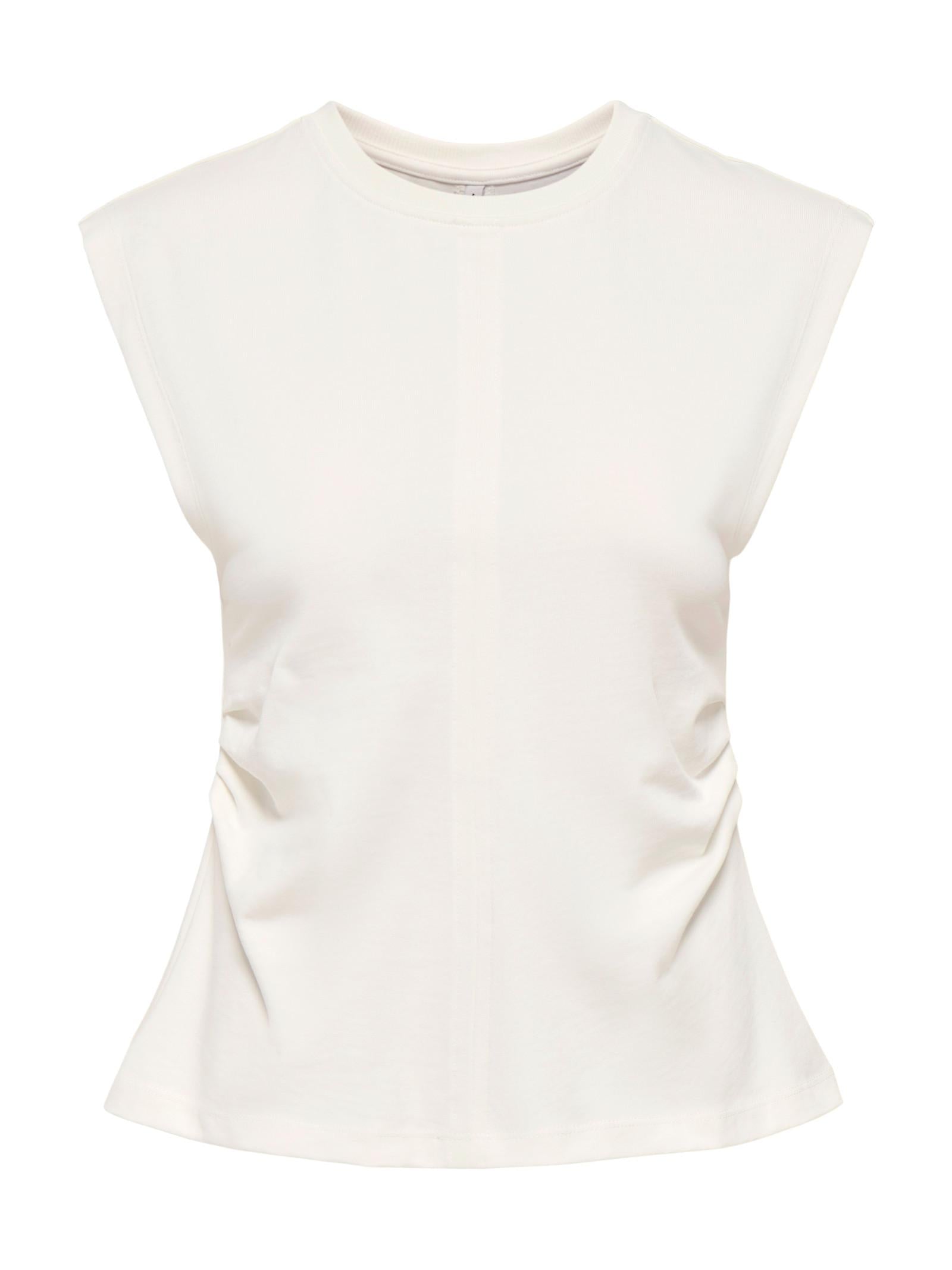 T-shirt Only Bianco Marie con piega 15372452 /Cloud Dancer ONLY 