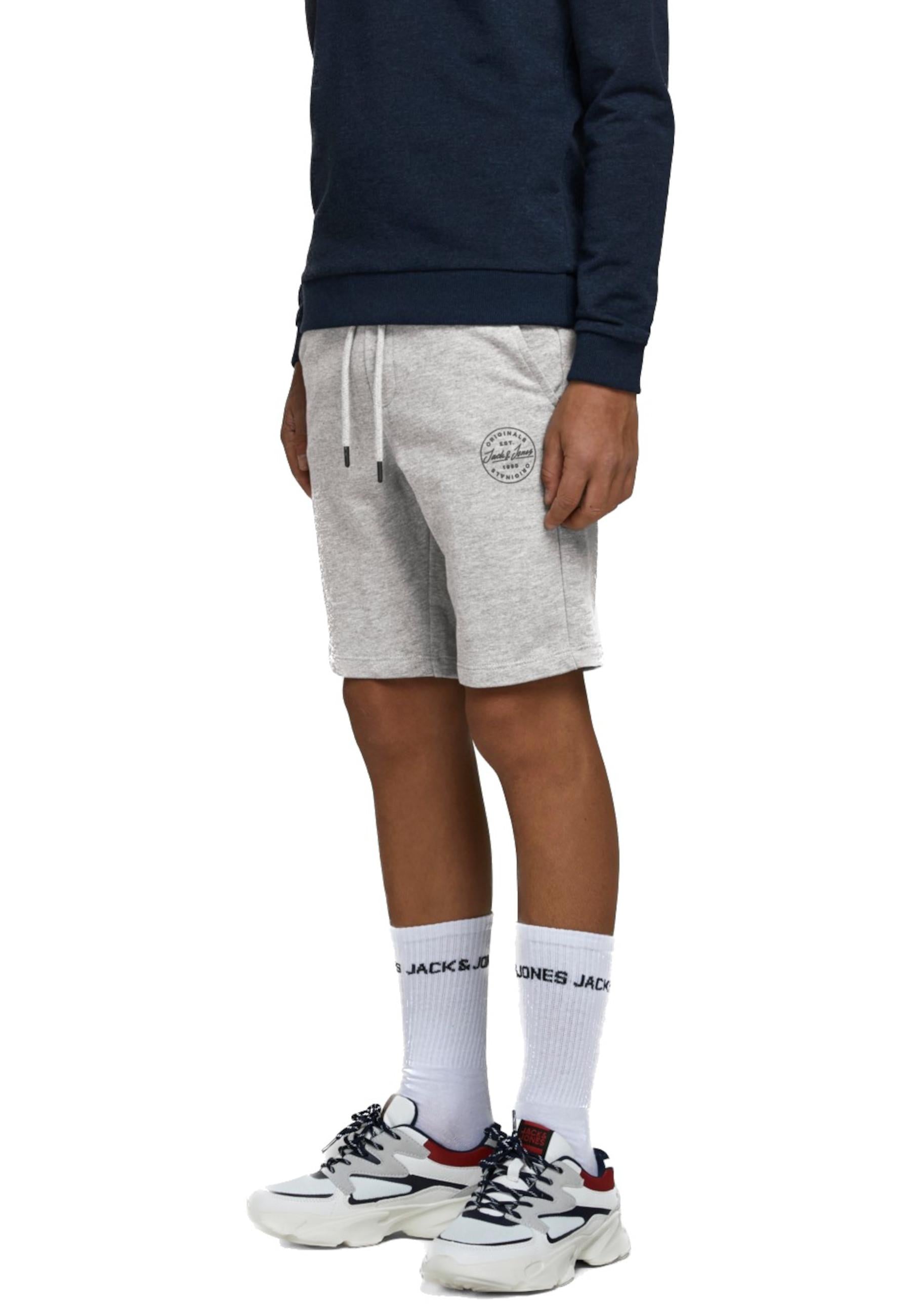 Bermuda Jack & Jones Junior Grigio in felpa