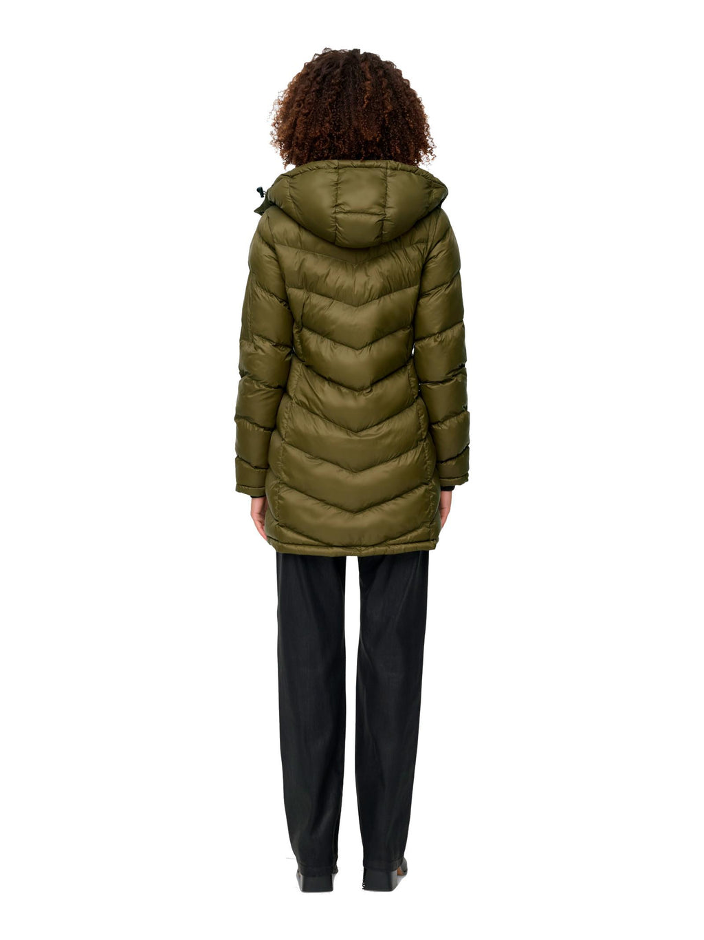 Parka Only Tahia Verde con cappuccio 15348746 /Beech ONLY 