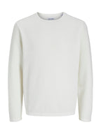 Maglia  Jack & Jones Giorgio Bianco 12268279 /Cloud Dancer JACK & JONES 