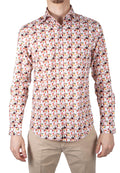 Camicia Alessandro Lamura Sabbia manica lunga
