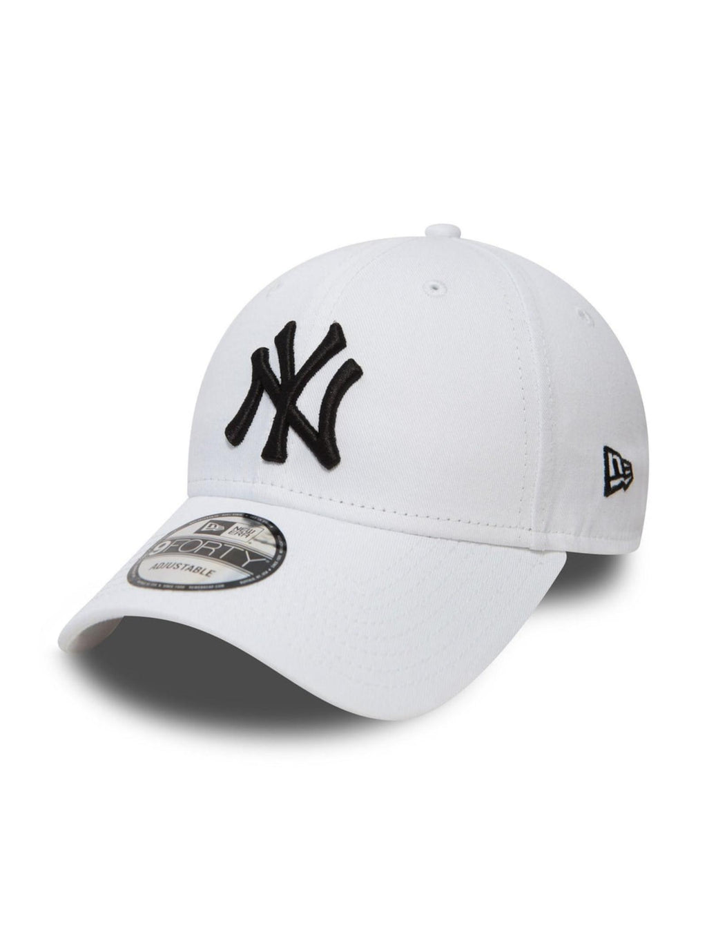 Berretto New Era 9FORTY Essential Bianco nero 10745455 WHITE BLACK NEW ERA 