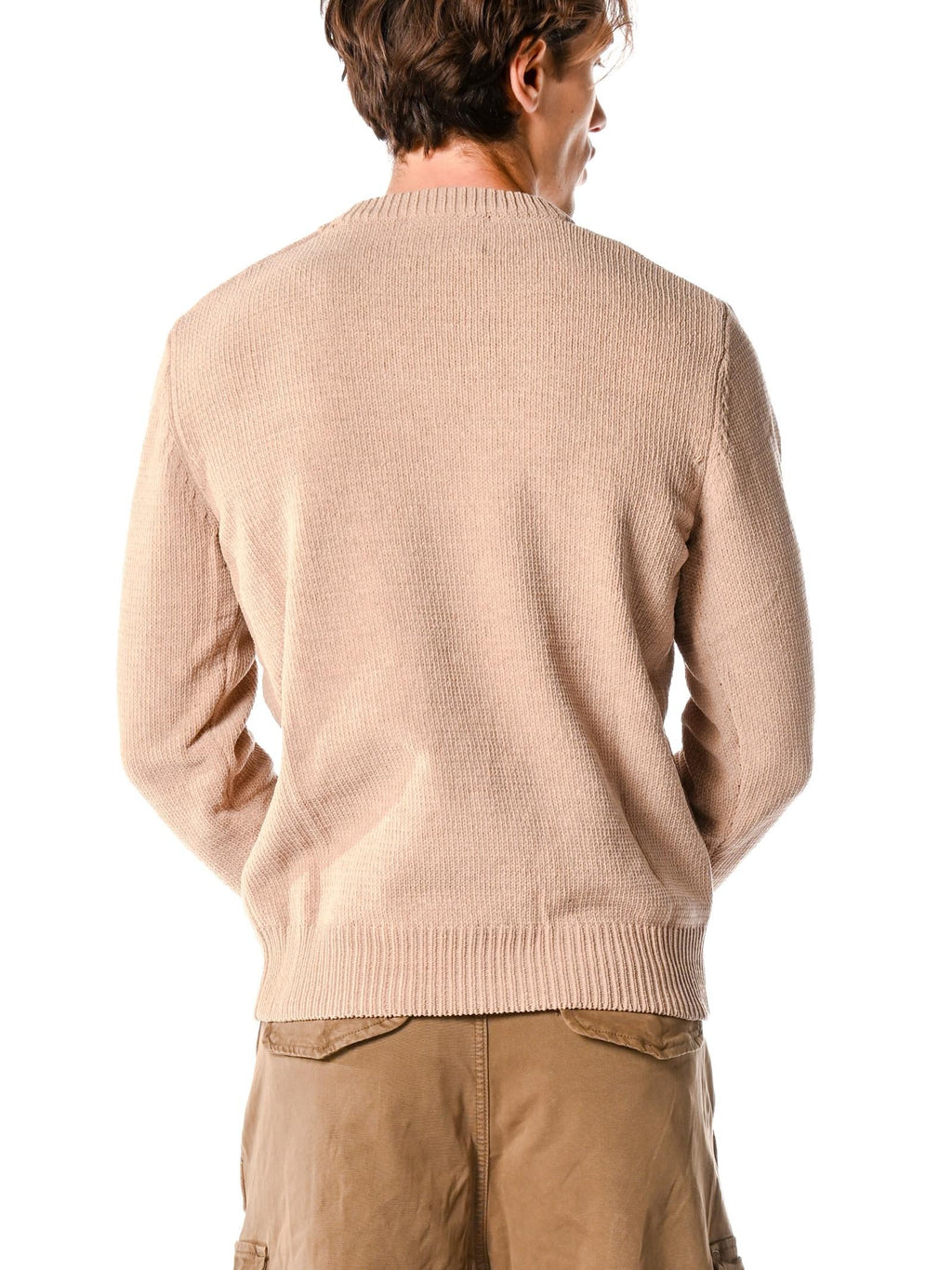 Maglia Gianni Lupo Beige girocollo ciniglia GL535S BEIGE GIANNI LUPO 