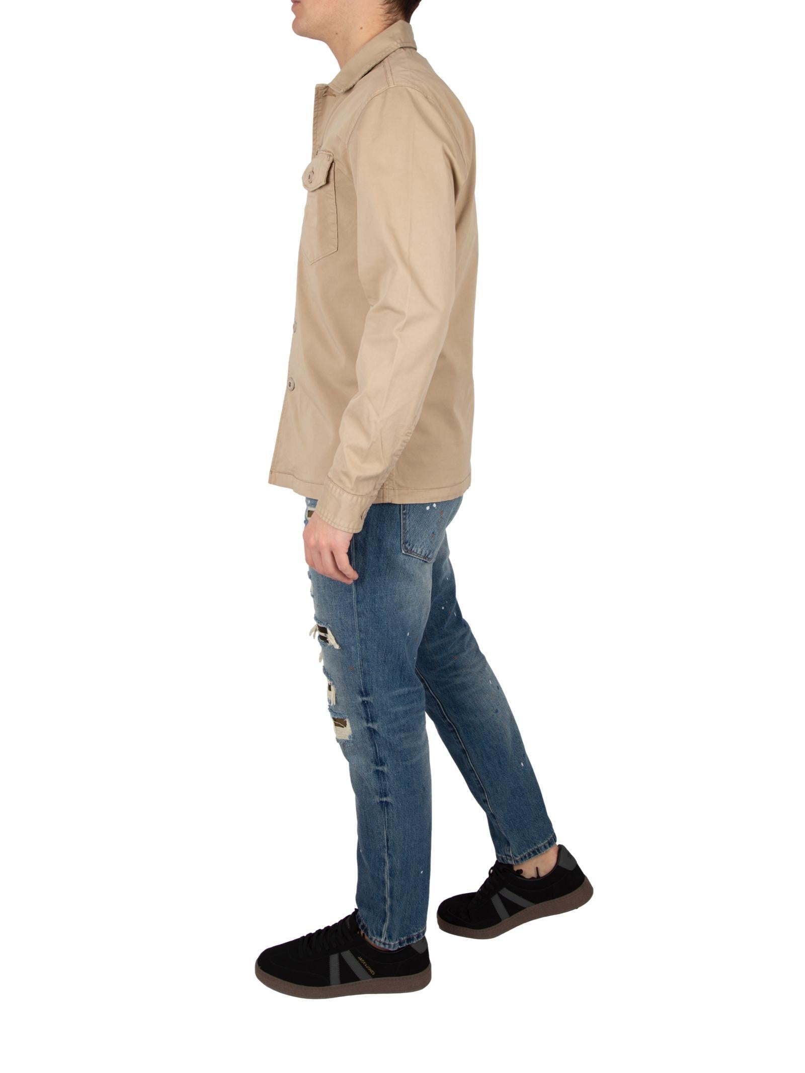 Overshirt Gianni Lupo Beige manica lunga GL5051BD BEIGE GIANNI LUPO 