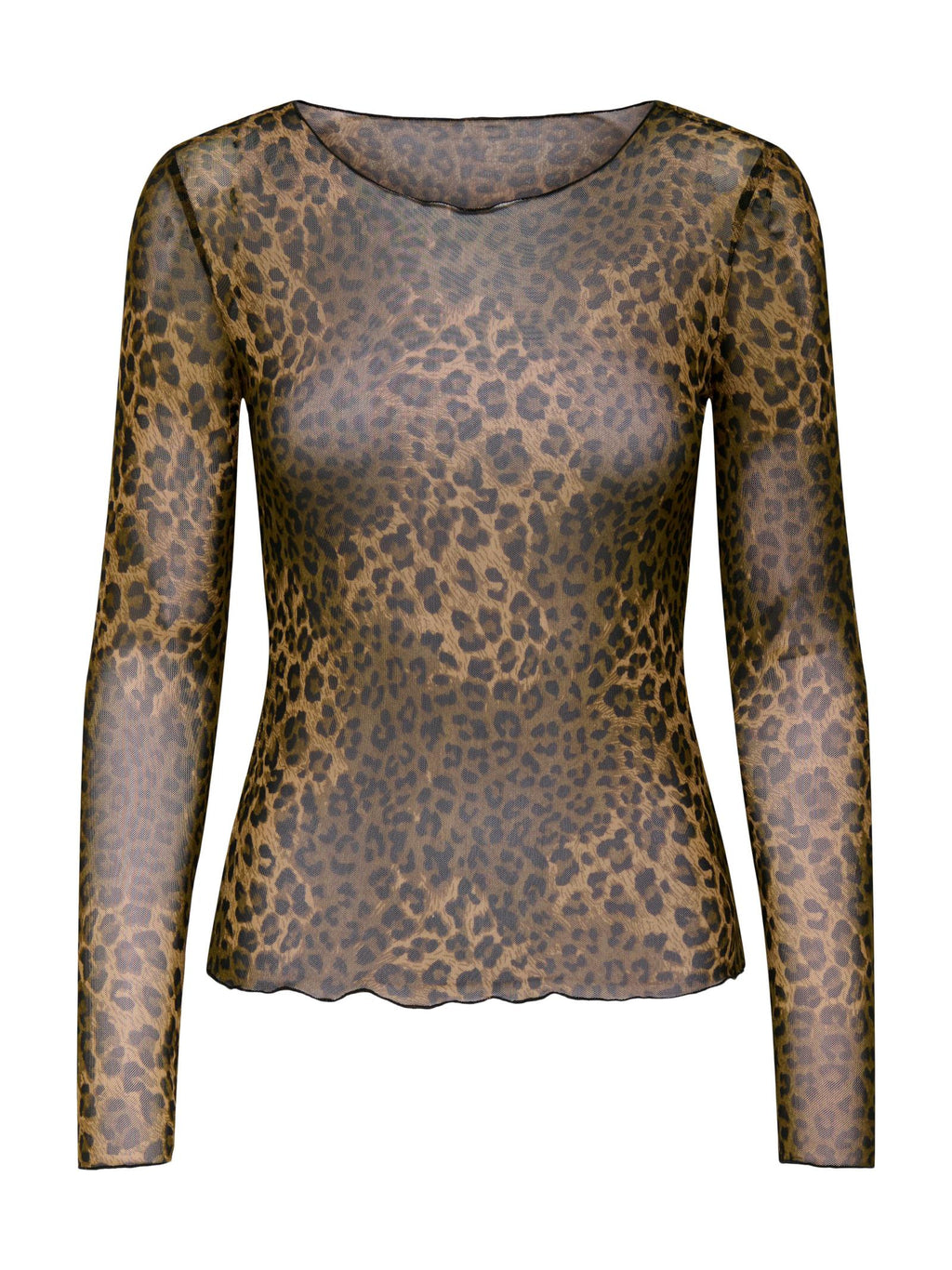 T-shirt Jacqueline De Yong Elsa Maculato con stampa 15356004 /Chocolate Brown JDY 