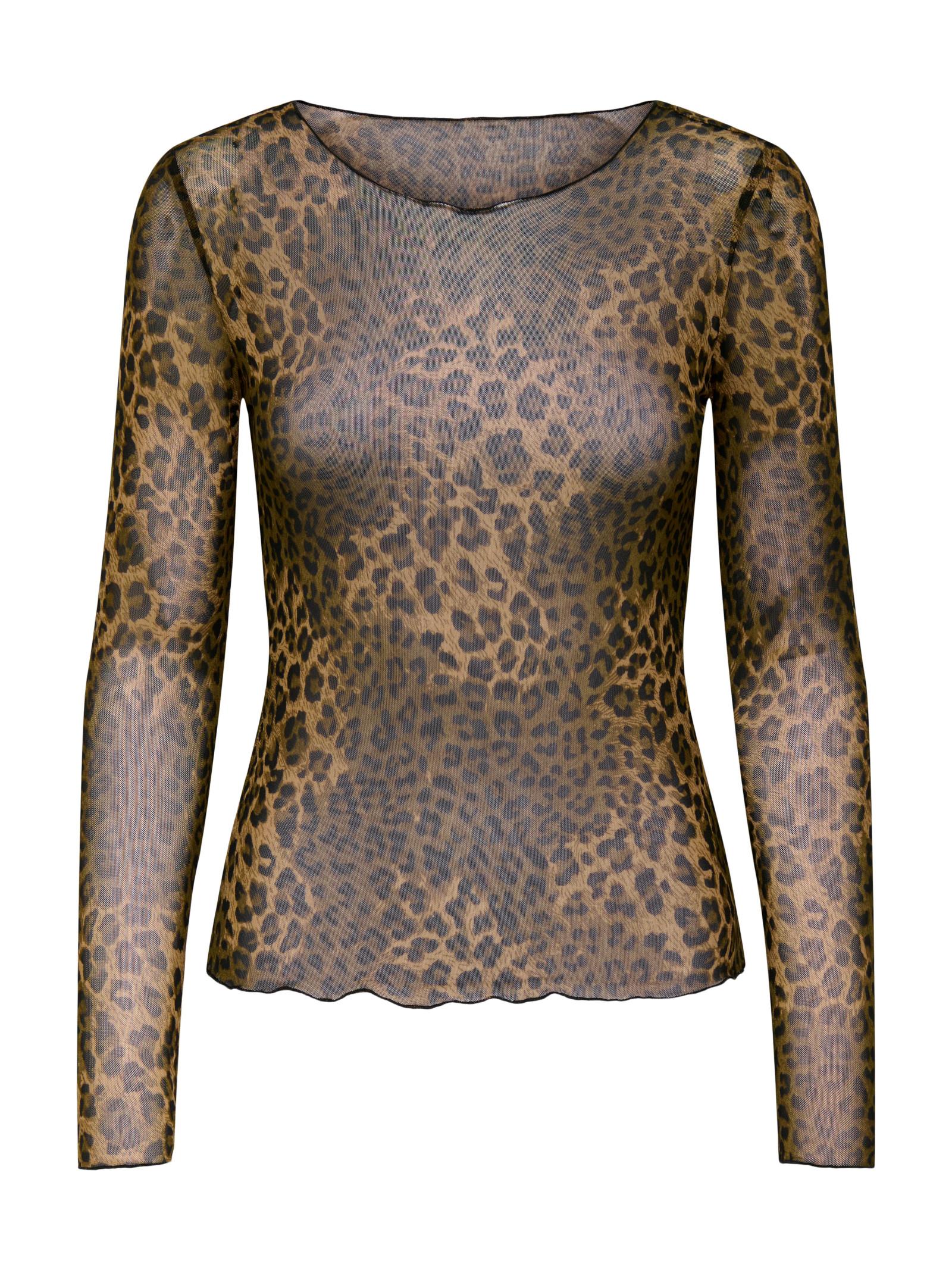T-shirt Jacqueline De Yong Elsa Maculato con stampa 15356004 /Chocolate Brown JDY 