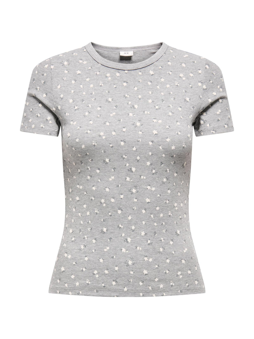 T-shirt JDY Lucky Grigio fiori 15352288 /Light Grey Melange JDY 