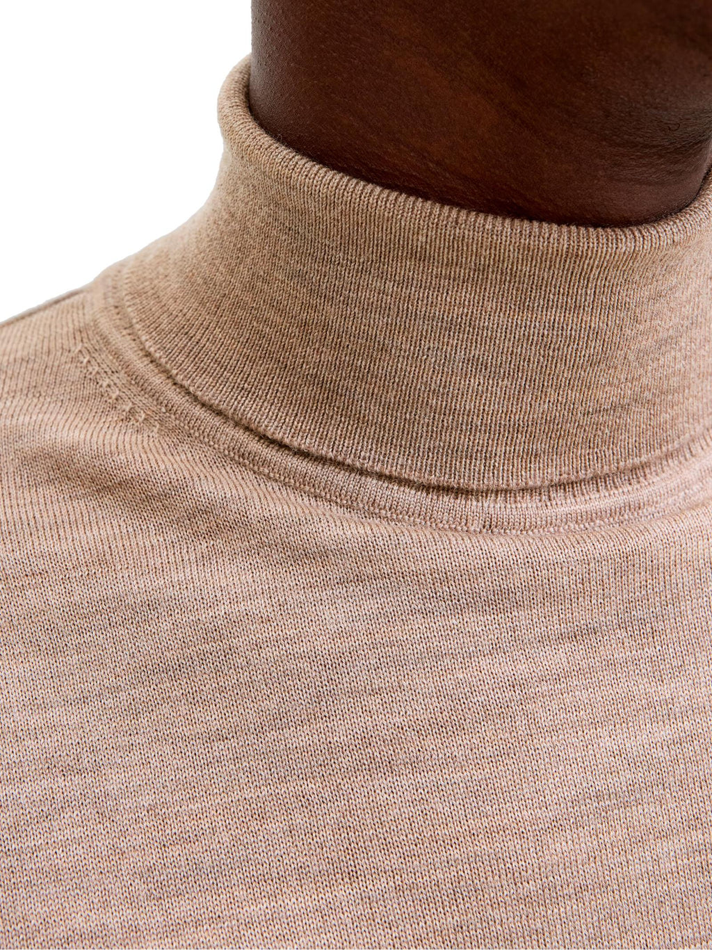 Dolcevita Jack & Jones Merino Nocciola 12216829 /Greige JACK & JONES 