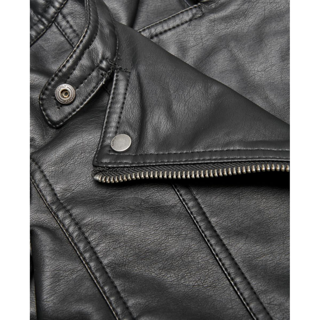 Giubbotto Only Nero in ecopelle 15198182 /Black KIDS ONLY 