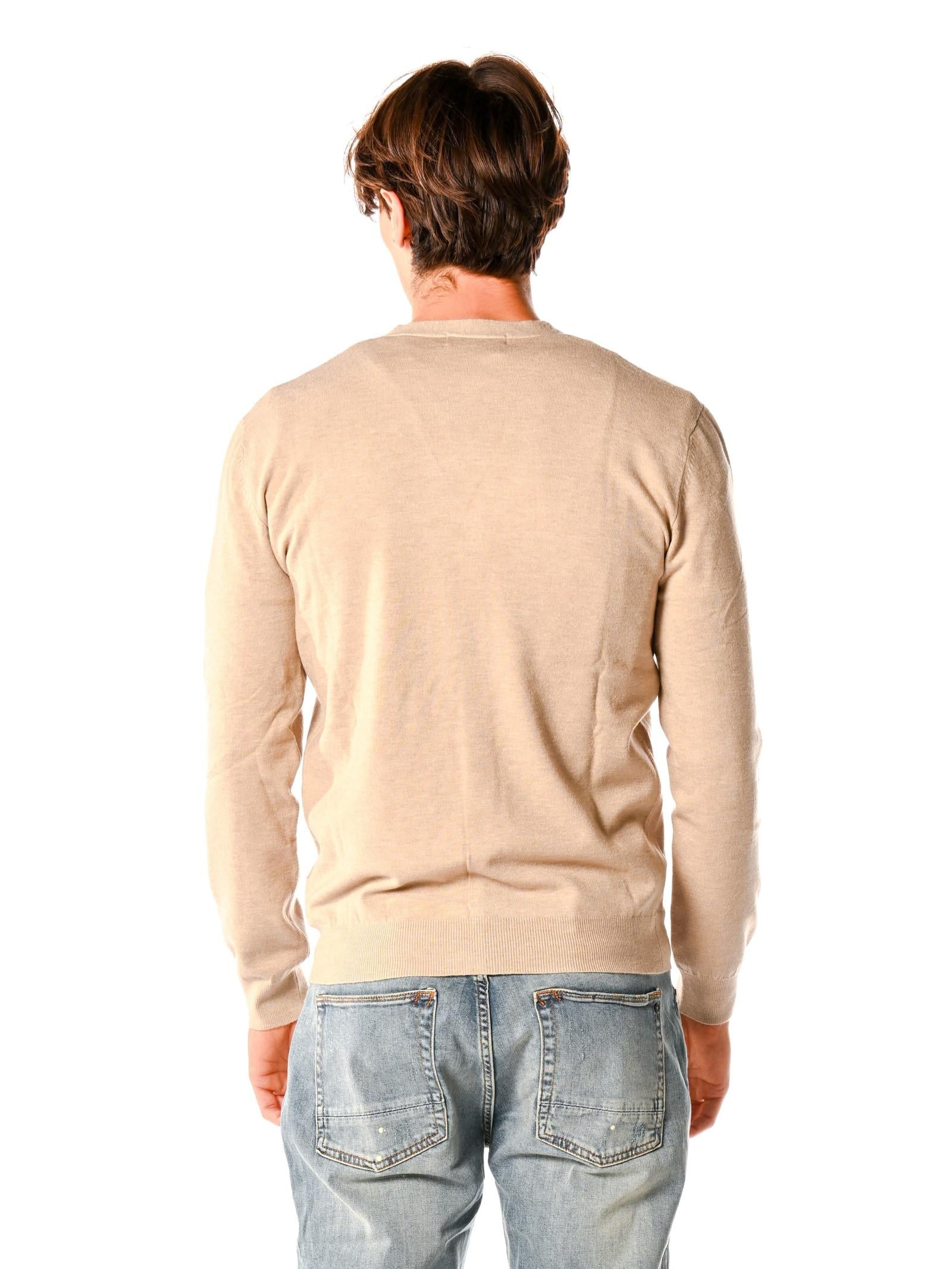 Cardigan Gianni Lupo Camel con bottoni GL513S CAMEL GIANNI LUPO 