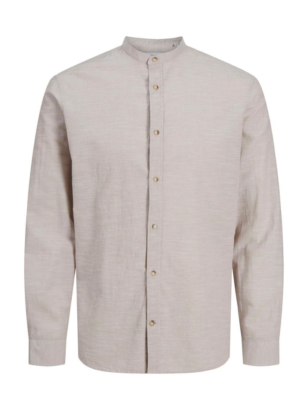 Camicia Jack & Jones Beige Summer coreana lino 12269319 /Crockery JACK & JONES 