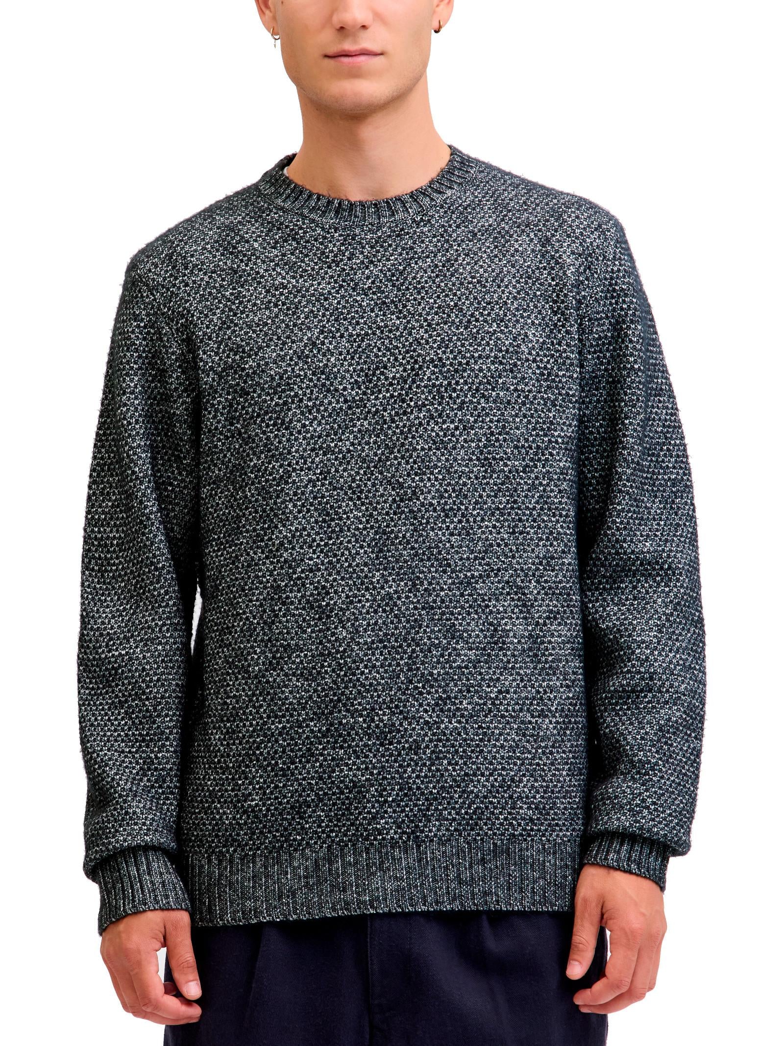 Maglia Jack & Jones Wilson Blu melange 12286140 /NIGHT SKY JACK & JONES 