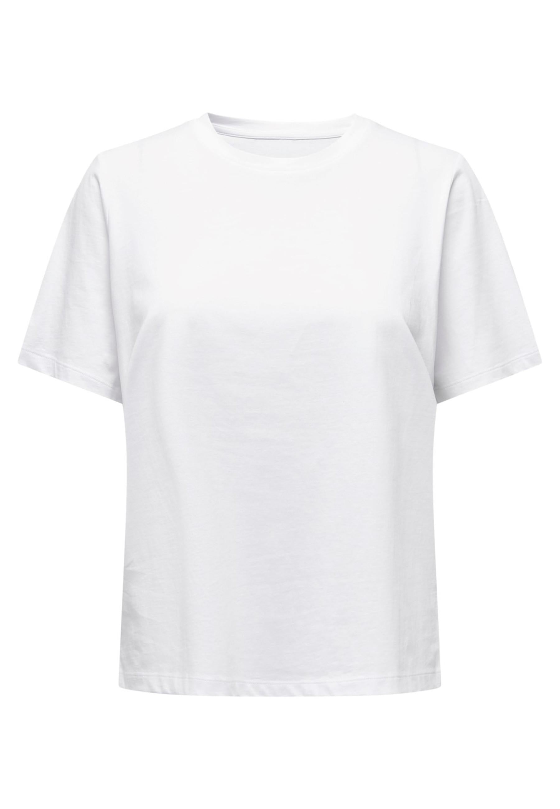 T-Shirt Only Bianco manica corta 15270390 /White ONLY 