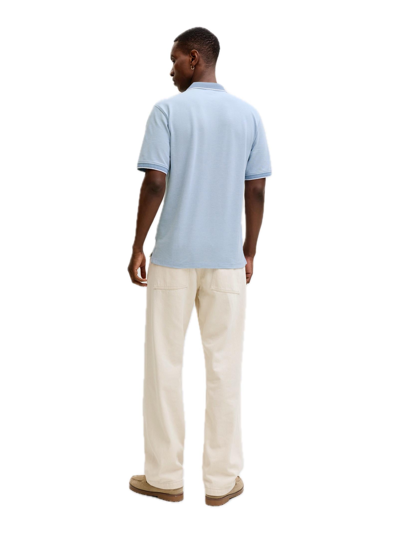 Polo Jack & Jones Alves Celeste 12274681 /Ashley Blue JACK & JONES 