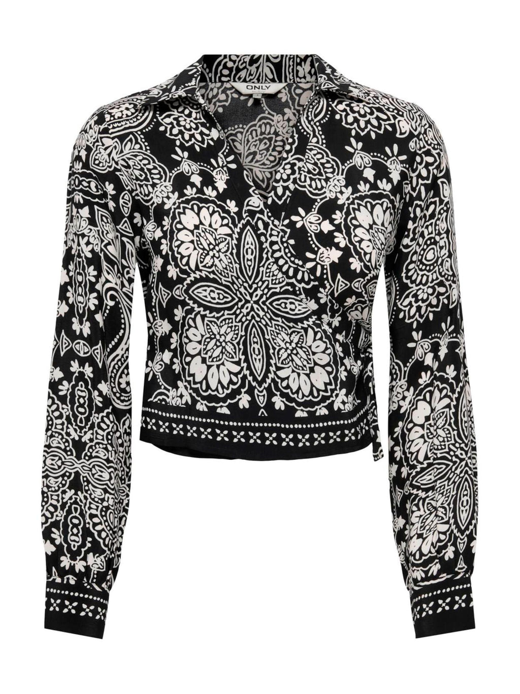 T-shirt Only Emza Nero fantasia 15371865 /Black ONLY 