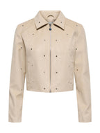 Giubbotto JDY Rowan Beige con borchie 15363425 /Oxford Tan JDY 