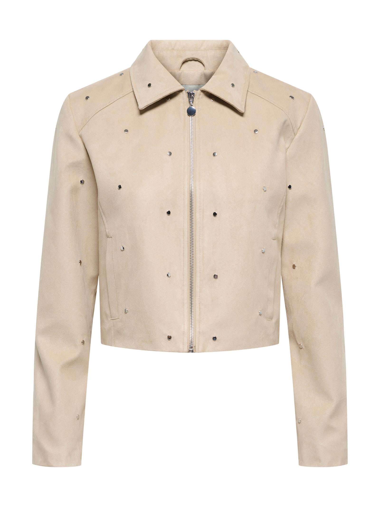 Giubbotto JDY Rowan Beige con borchie 15363425 /Oxford Tan JDY 