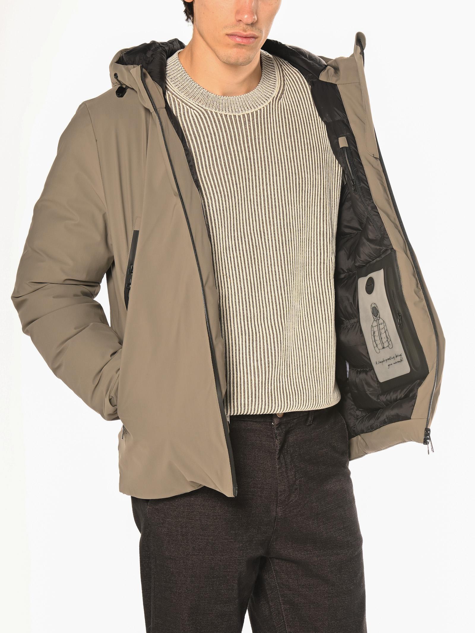 Giubbotto Gianni Lupo Fango con cappuccio GL5069BD MUD GIANNI LUPO 