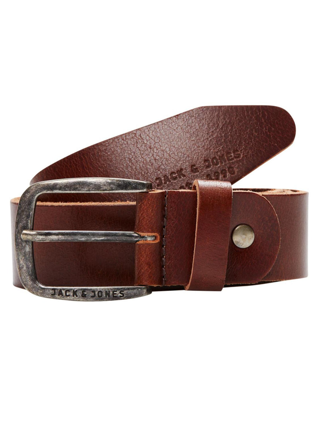 Cintura Jack & Jones Marrone Paul in pelle 12111286 /Black Coffe JACK & JONES 