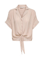 Camicia Only Beige Paula cropped 15281497 /Pumice Stone ONLY 