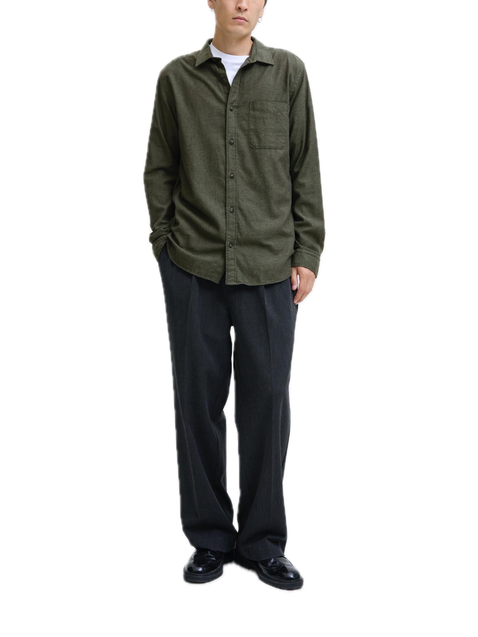 Camicia Jack & Jones Classic Verde Bosco 12278416 /Rosin JACK & JONES 