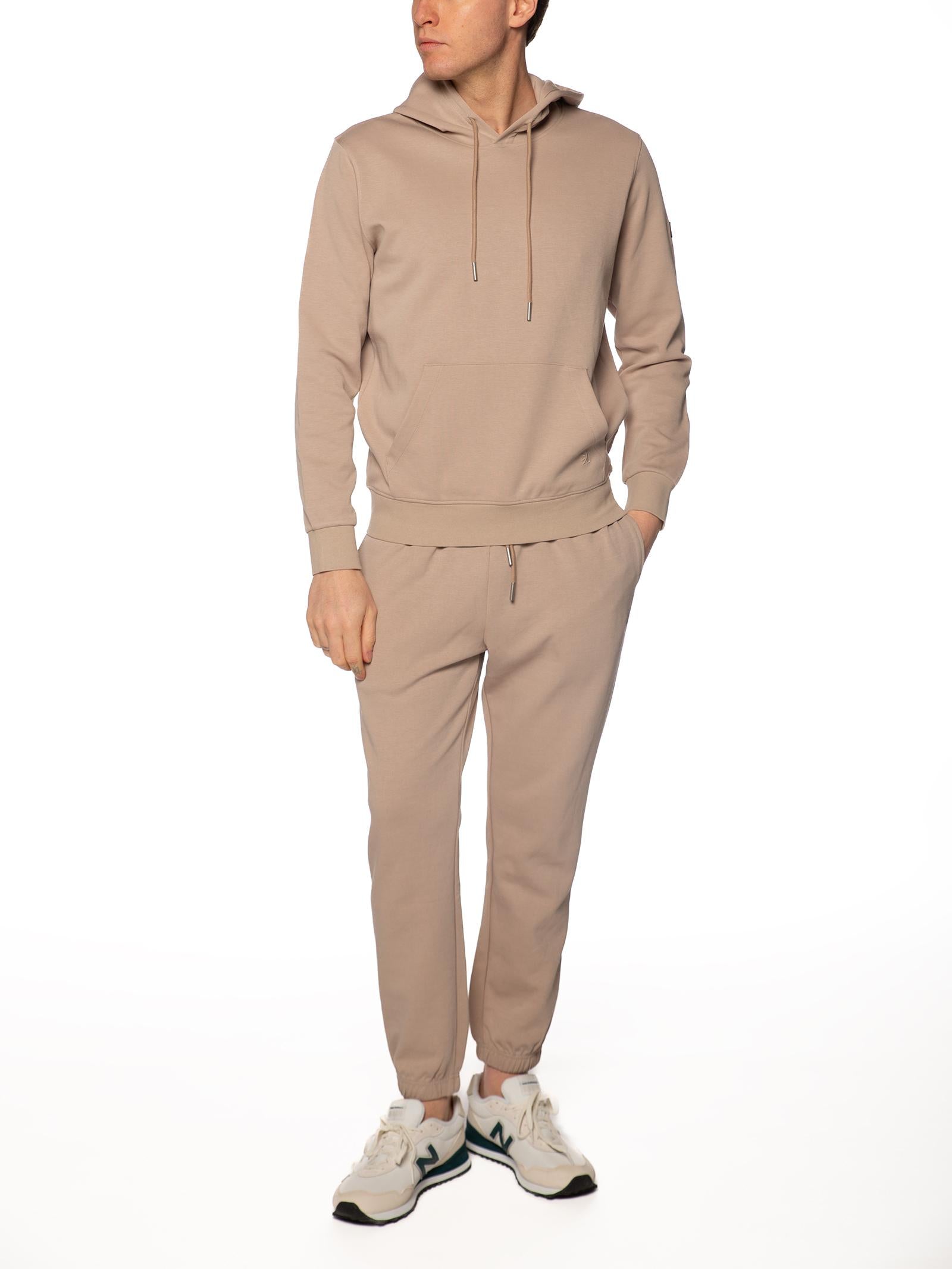 Felpa Gianni Lupo Beige con cappuccio GL2125F BEIGE GIANNI LUPO 