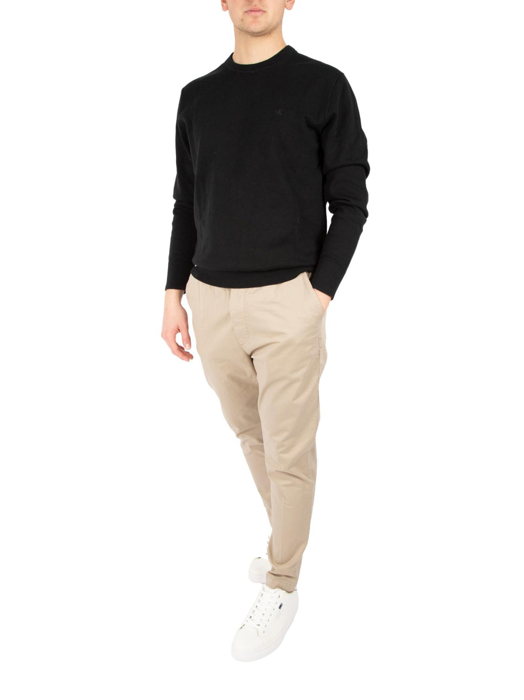 Maglia Calvin Klein Nero Smooth LVO40LM300 UB1 CALVIN KLEIN JEANS 