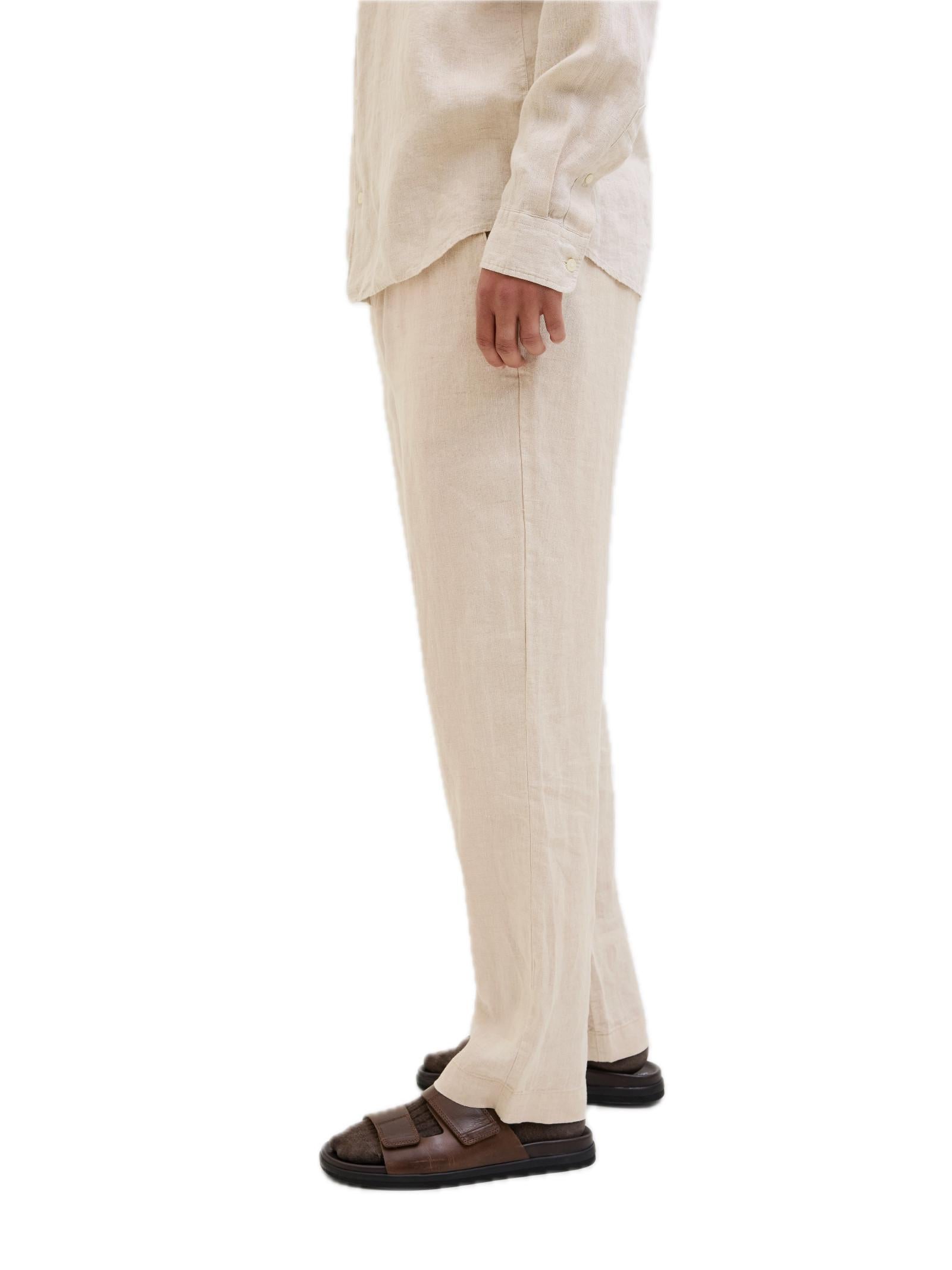 Chino Jack & Jones Lawrence Beige in lino 12253120 /Silver Lining JACK & JONES 