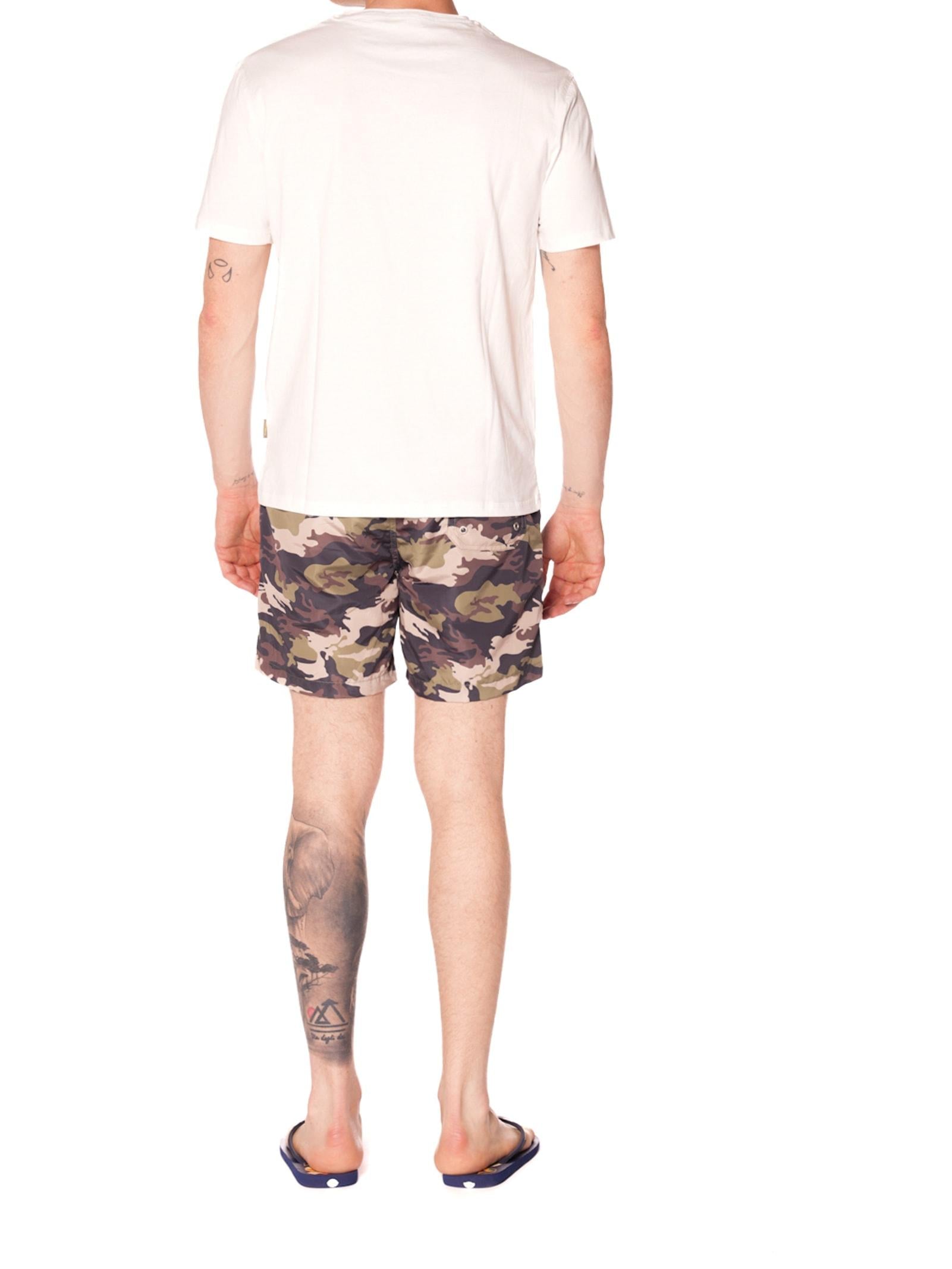 T-shirt Gianni Lupo Bianco con taschino camouflage GL644W WHITE GIANNI LUPO 