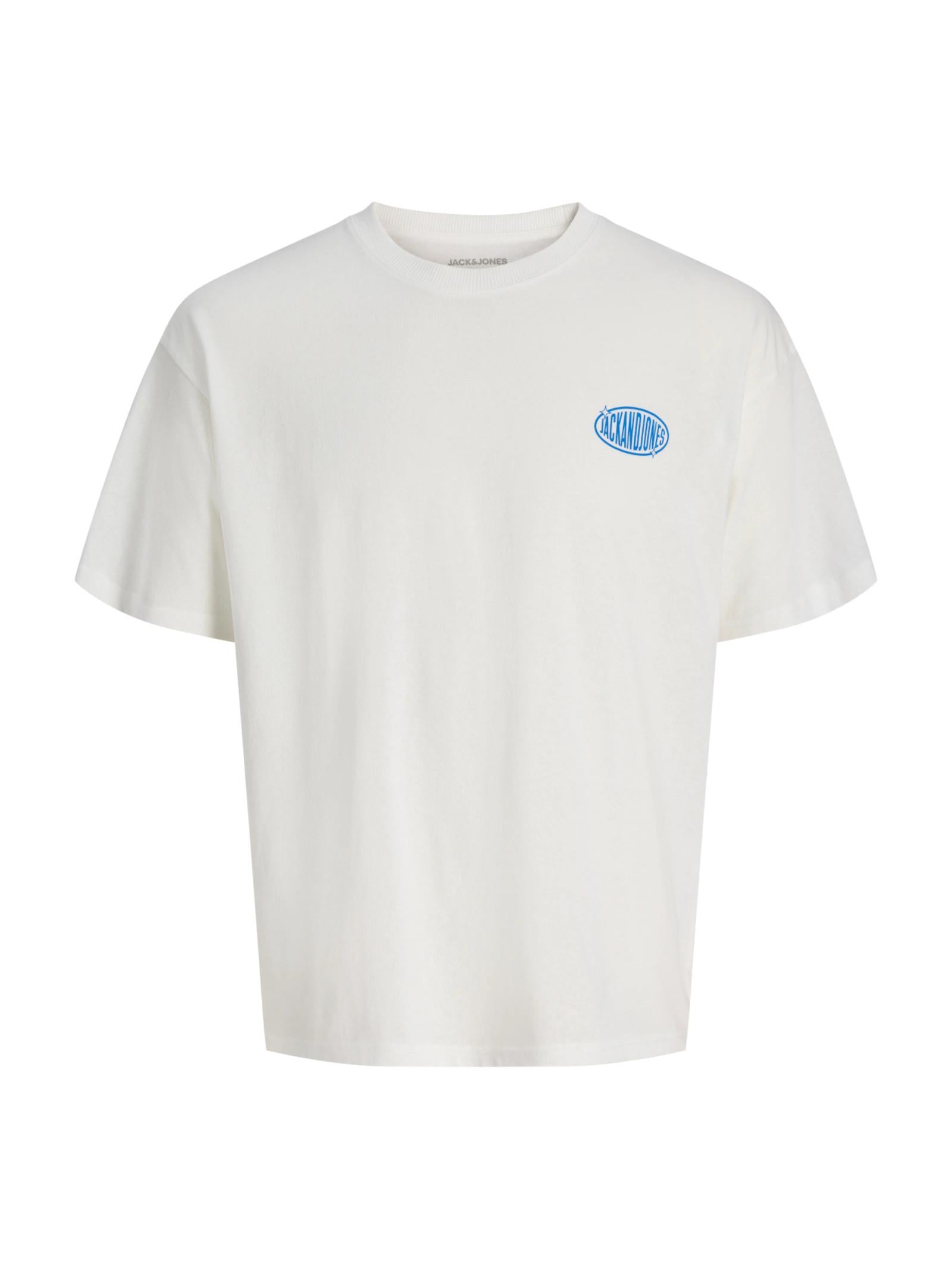 T-shirt Jack & Jones Bianco Legacy loghi 12298480 /Cloud Dancer JACK & JONES 