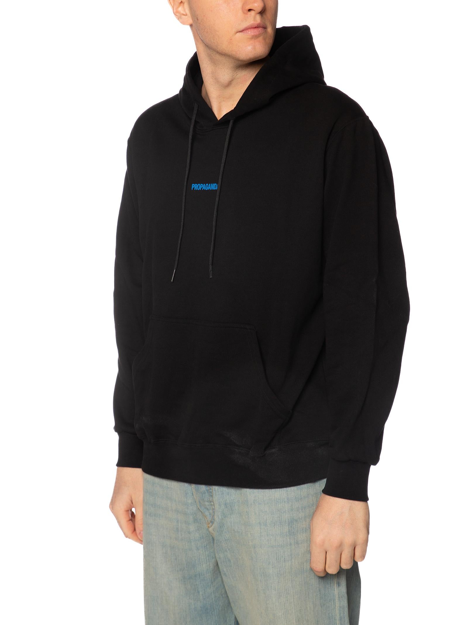 Felpa Propaganda Nero Ribs gentlemen FE552 NERO PROPAGANDA 