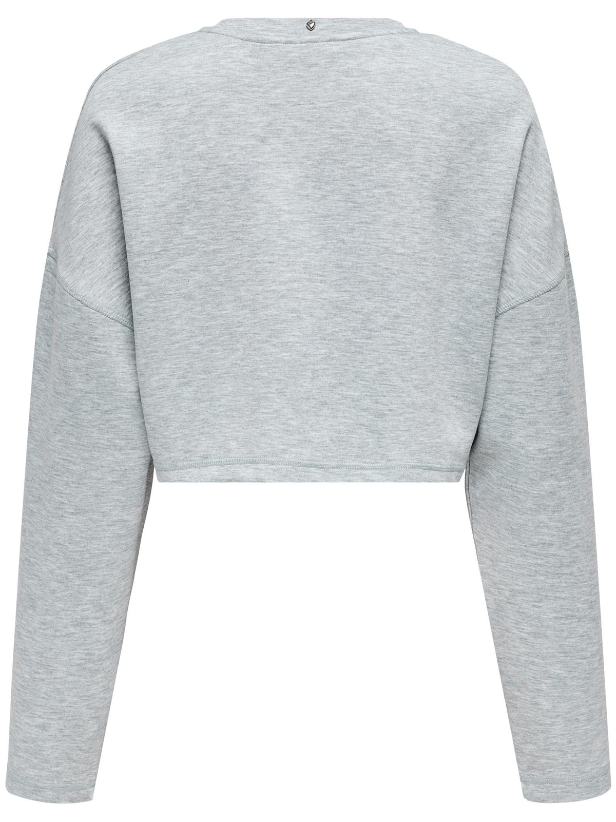 Felpa Only Luica Grigio cropped 15343201 /Light Grey Melange ONLY 