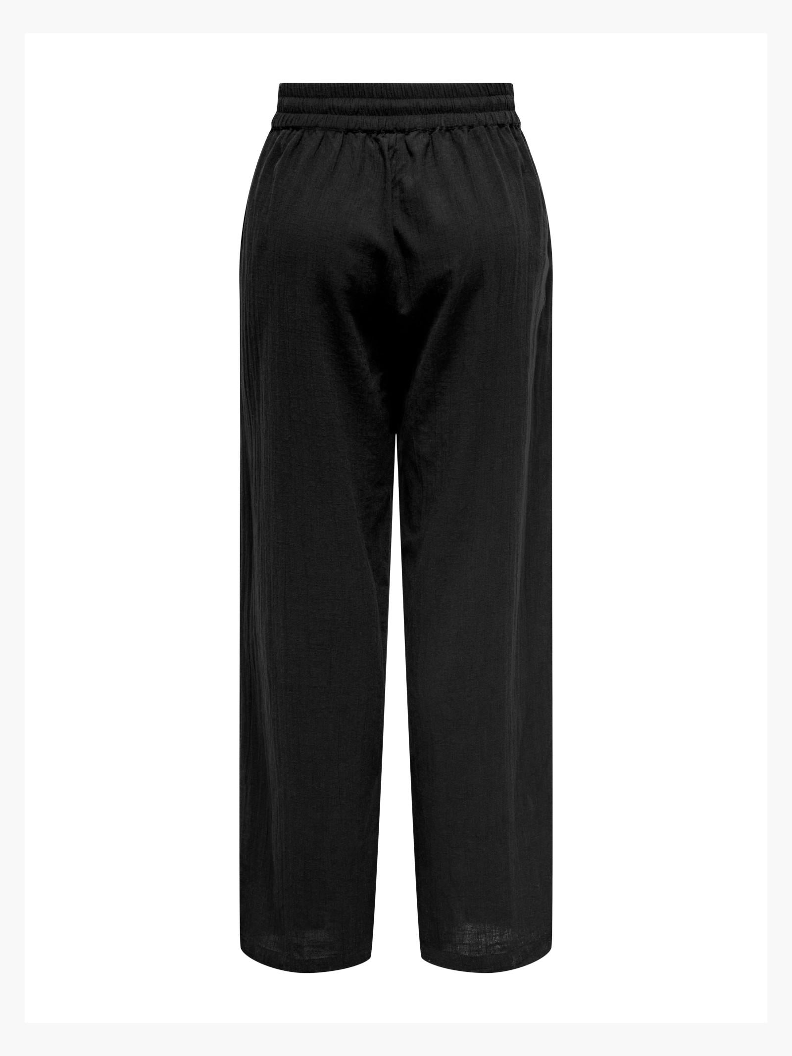 Pantalone Only Nero Tizana vita elasticizzata 15319090 /Black ONLY 