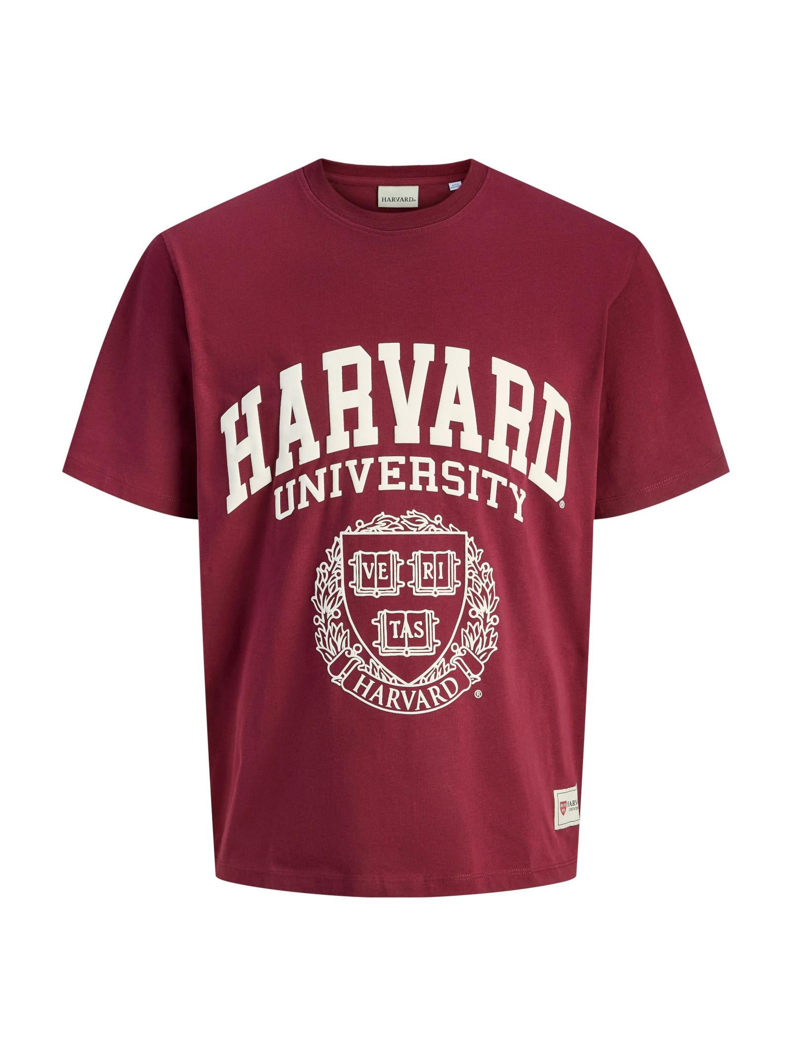 T-shirt Jack & Jones Harvard Bordeaux Relaxed fit 12290572 /Maroon Banner JACK & JONES 