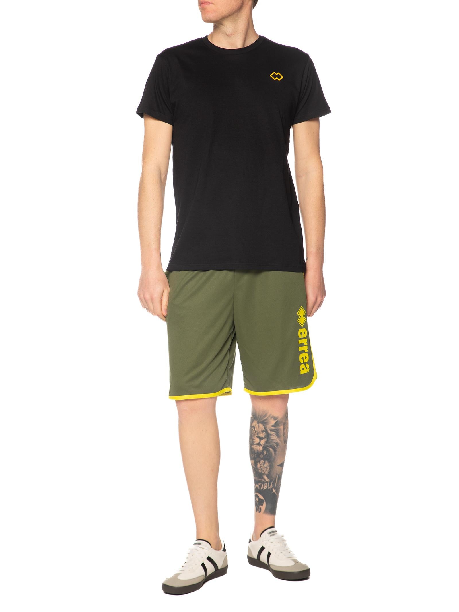 Bermuda Errea Verde giallo con logo grande R33P0U A5210 ERREA 