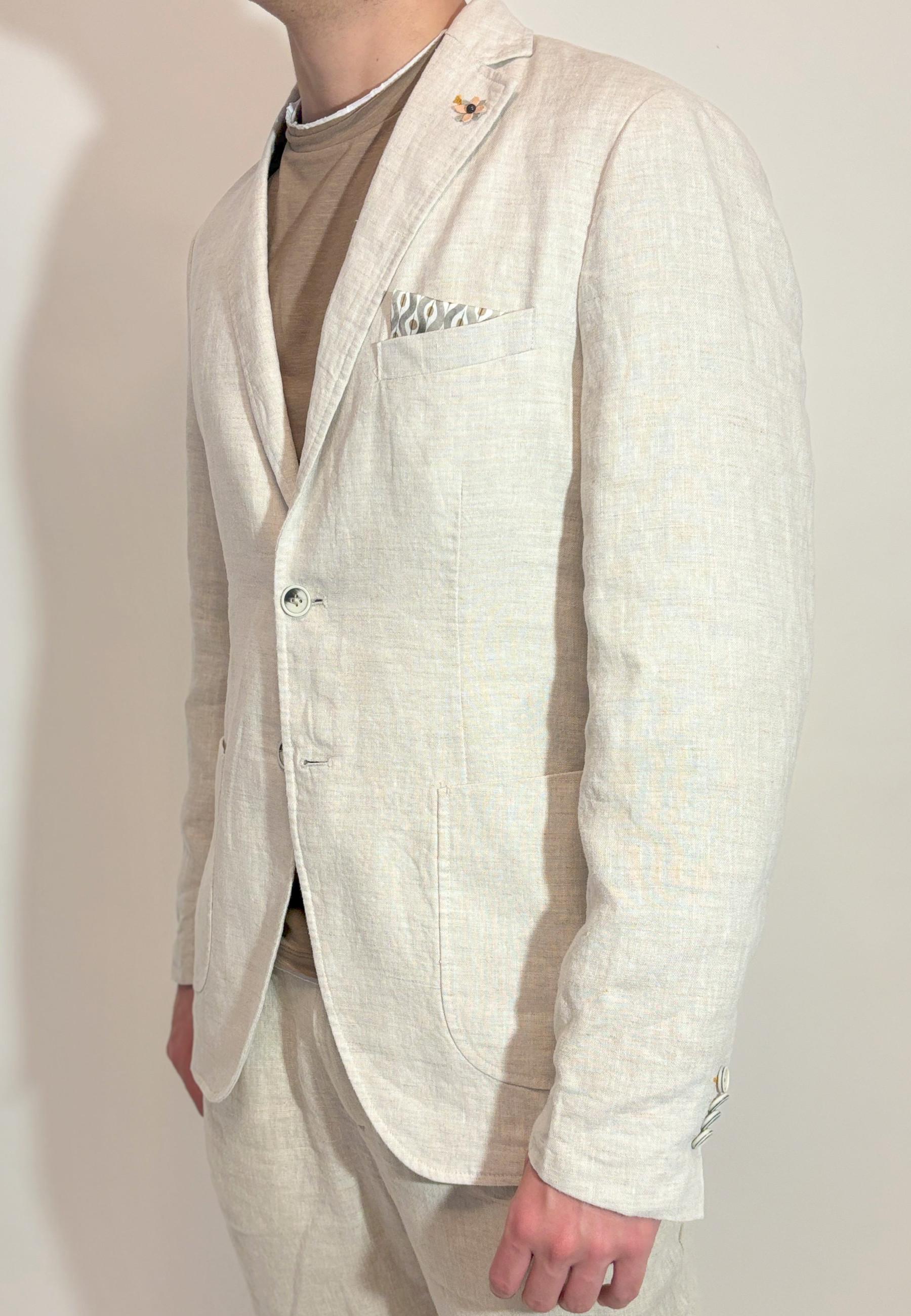 Giacca Sseinse Beige in lino