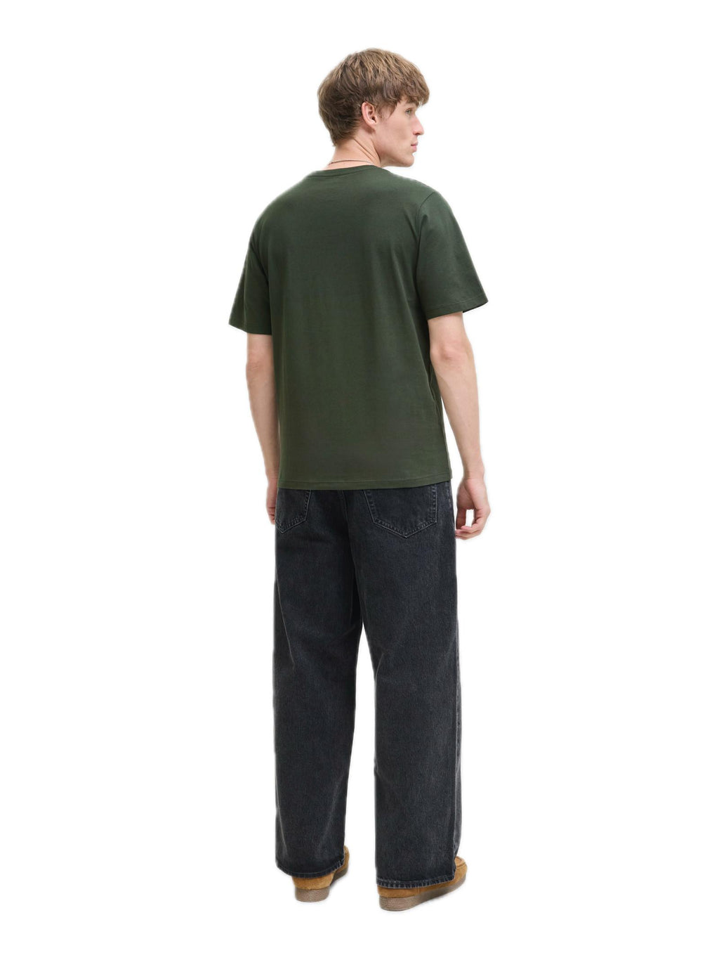 T-Shirt Jack & Jones Organic Verde basic girocollo 12156101 /Duffel Bag JACK & JONES 