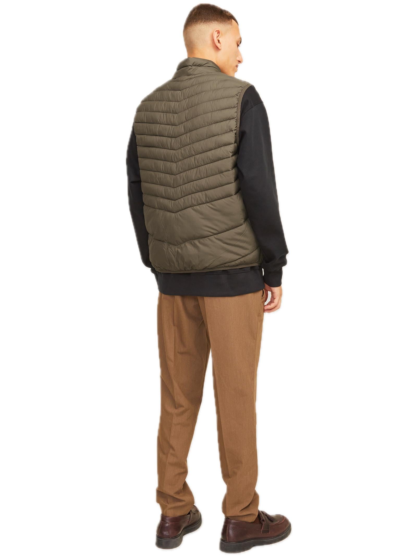 Gilet Jack & Jones Estate Verde collo alto 12256987 /Canteen JACK & JONES 
