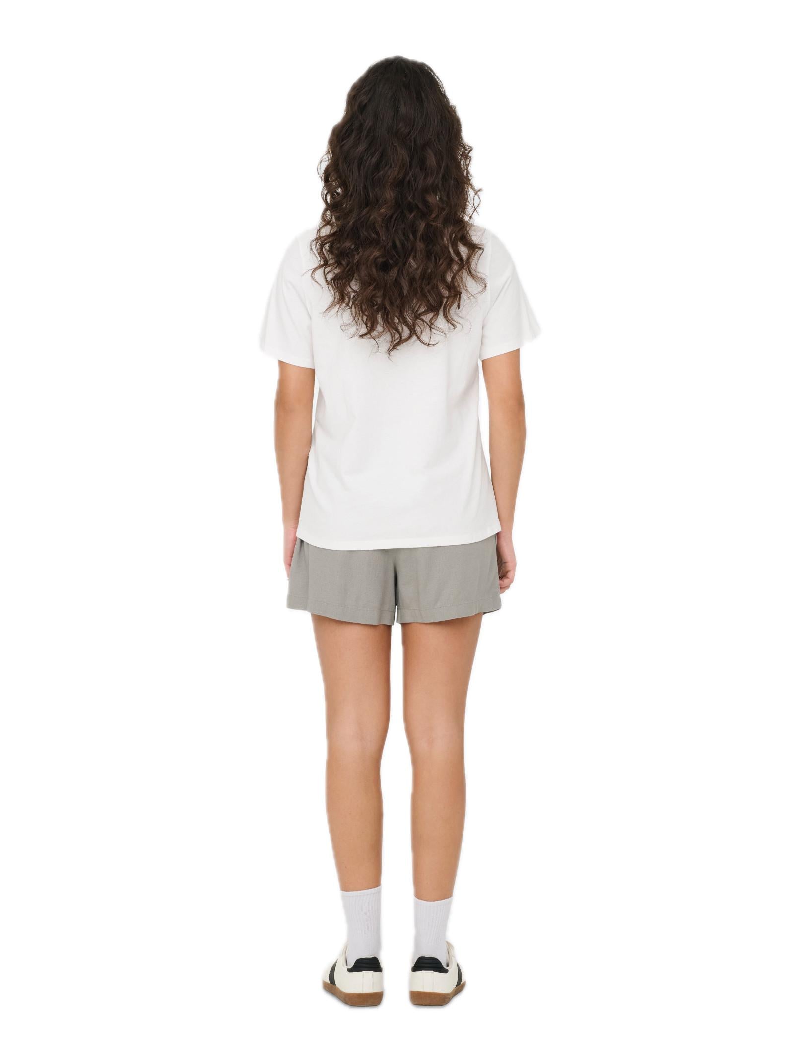 T-shirt JDY Bibbi Bianco con stampa