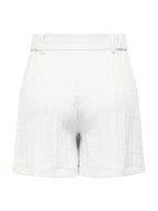 Shorts Only Bianco Lita effetto lino 15370279 /Bright White ONLY 