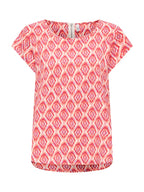 T-shirt Vic Only Rosso 15161116 /Equestrian Red ONLY 