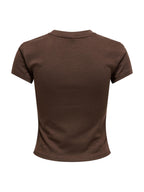 T-shirt Only Superior Marrone Cropped 15377620 /Bracken ONLY 