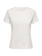 T-shirt JDY Bianco Bena basic 15372292 /Cloud Dancer JDY 