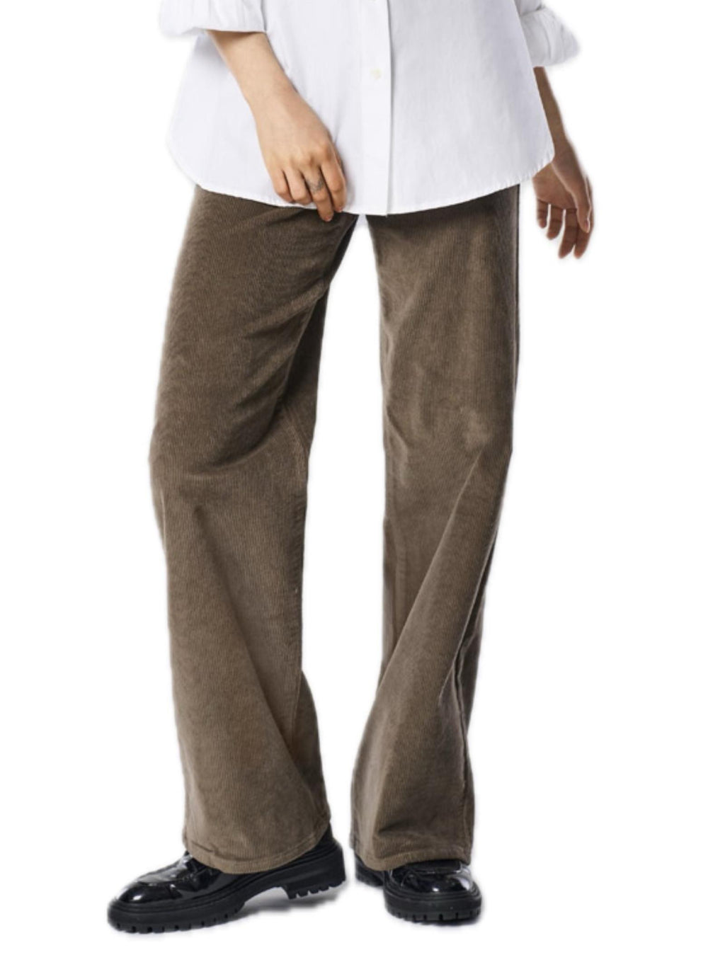 Pantalone Only Hope Marrone Wide in velluto 15263179 /Morel ONLY 