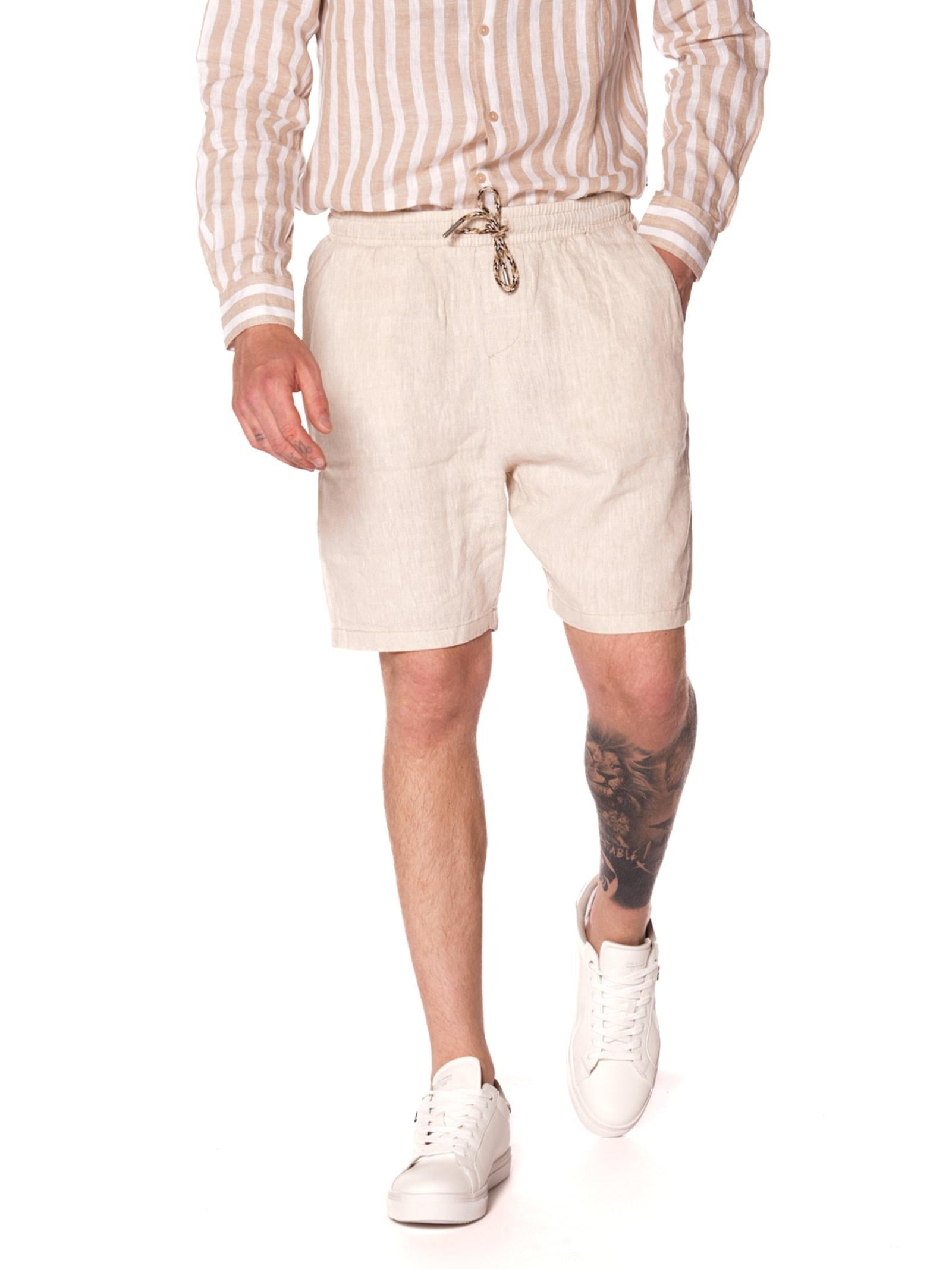 Bermuda Gianni Lupo Sabbia con elastico FJ3269 SAND GIANNI LUPO 