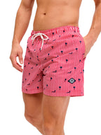 Costume Jack & Jones Maui Stripe Riga rossa 12291425 /True Red JACK & JONES 