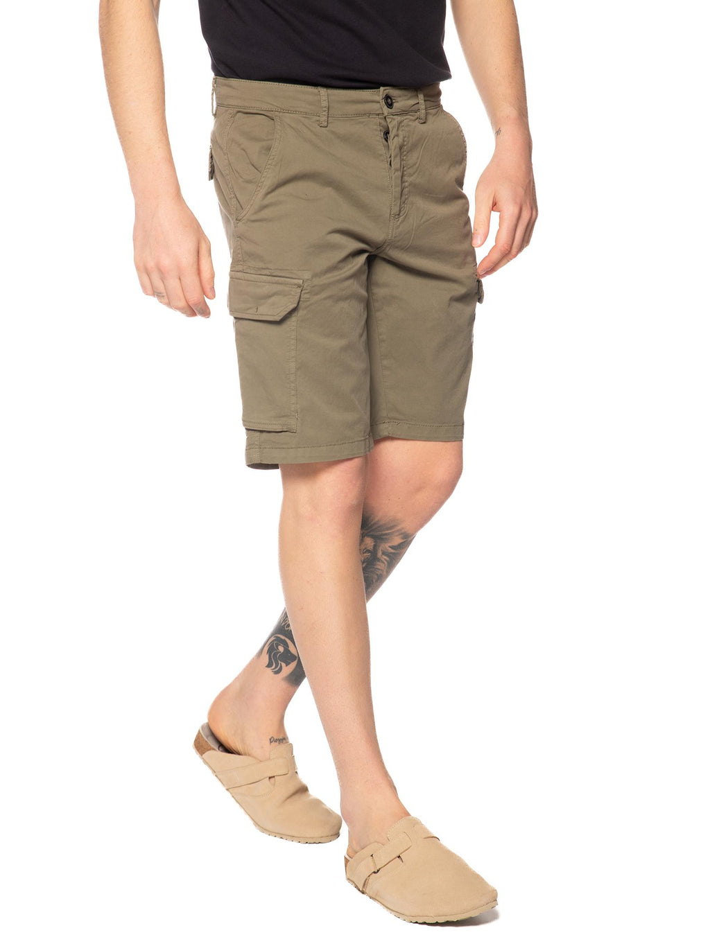 Bermuda Lyle & Scott Verde cargo<BR/> SH1816ITA SALVIA LYLE & SCOTT 