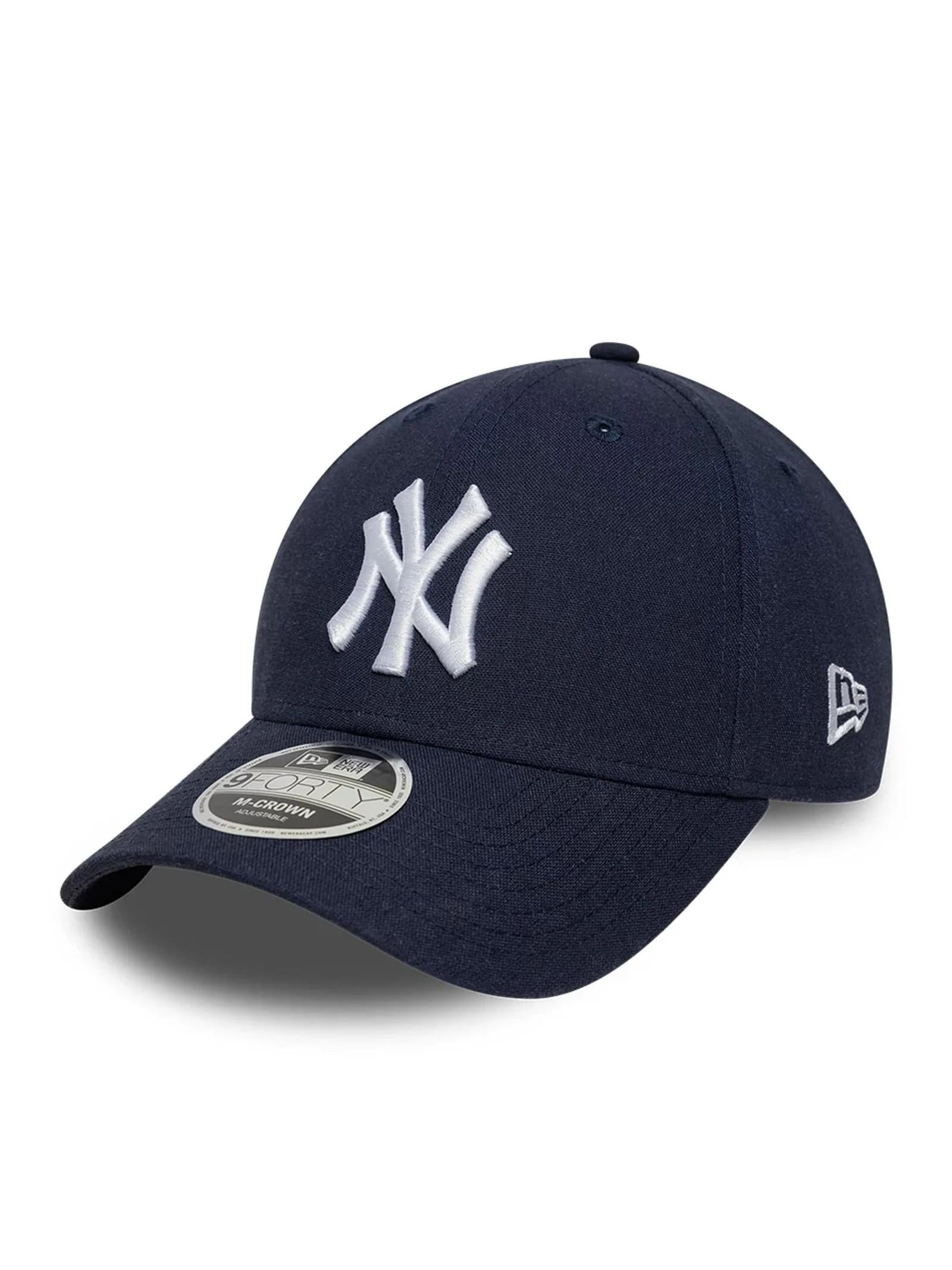 Berretto New Era Blu 9FORTY misto lino 60856291 NVY NEW ERA 