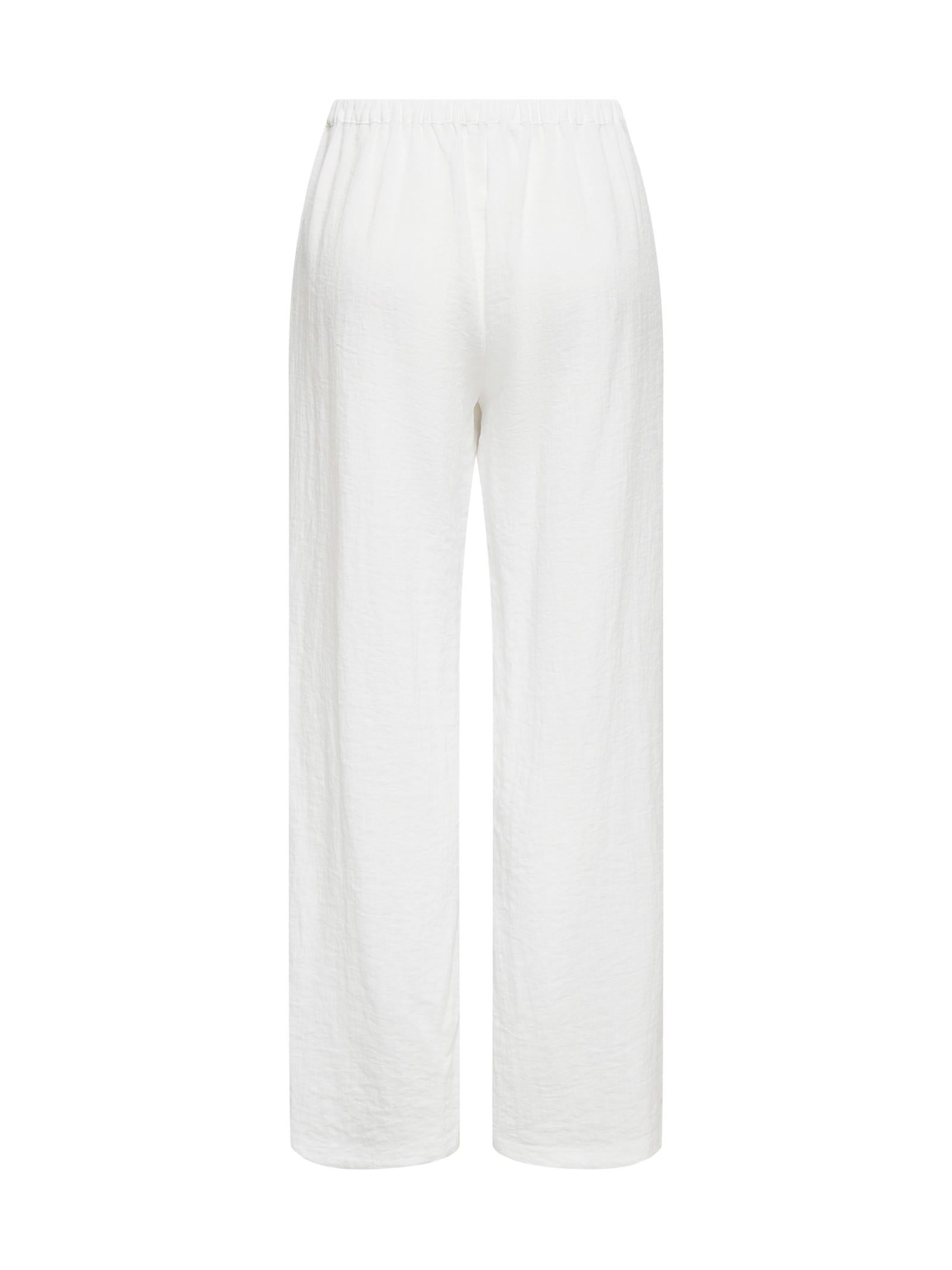 Pantalone Only Bianco Lita con elastico 15370273 /Bright White ONLY 