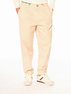 Pantalone Block Eleven Beige con coulisse e pence 05BL2594 BEIGE BLOCK ELEVEN 